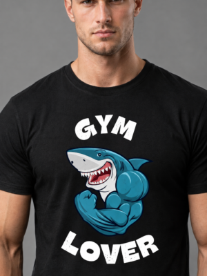 Gym lover – close up view – man