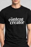 The Content Creator Cotton T-Shirt – Regular Fit Unisex Graphic Tee UAE